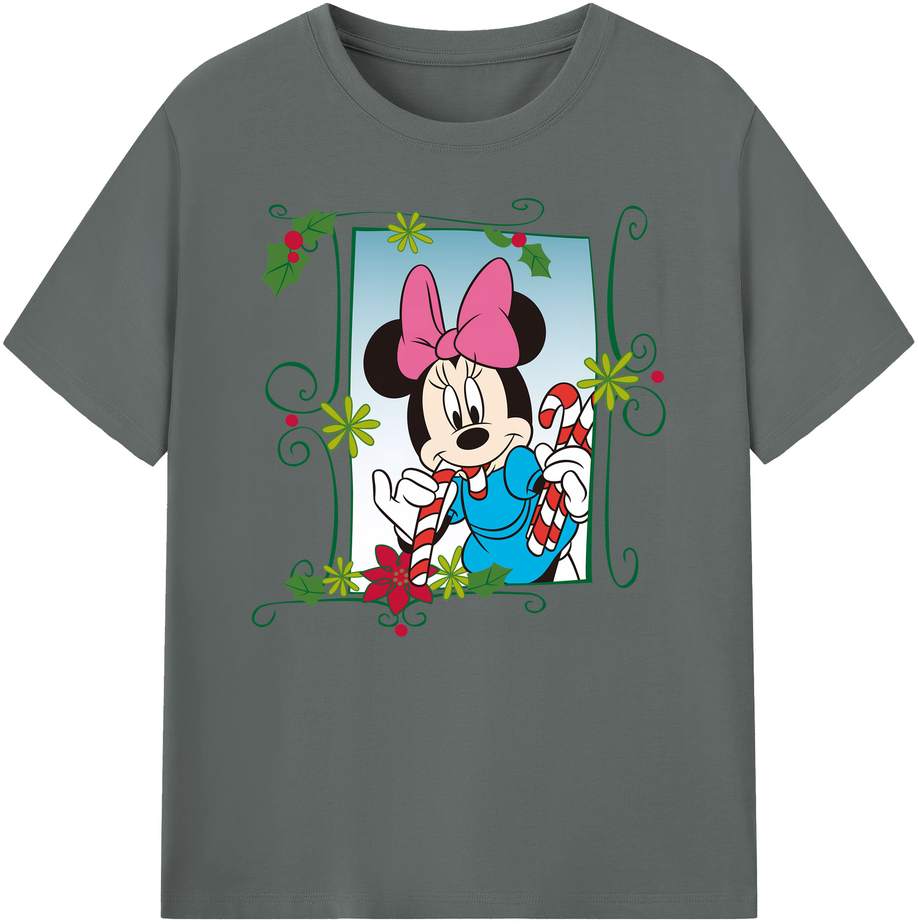 ミッキーマウス Mickey Mouse 綿100％ メンズ半袖Tシャツ｜肌触りやわらか＆通気性